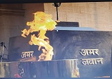 अमर जवान ज्योति का राष्ट्रीय समर स्मारक में जल रही लौ के साथ विलय 